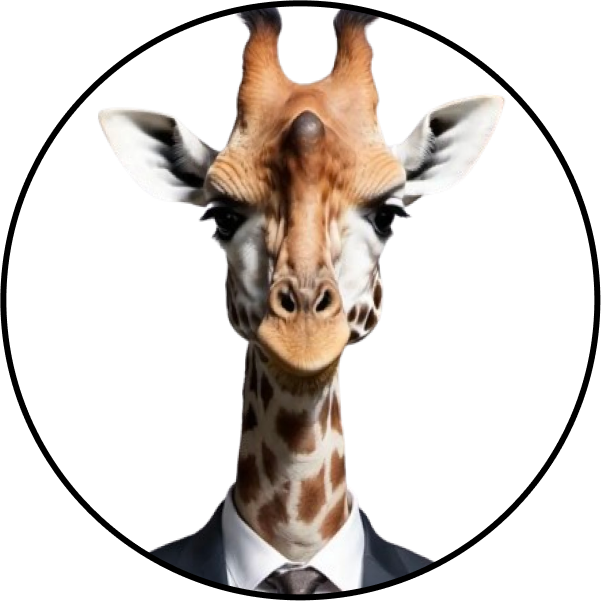 giraffe with suite